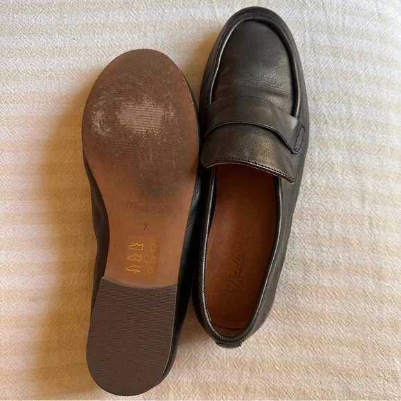 Madewell Black The Lacey Loafer Size 7 - Picture 6 of 9